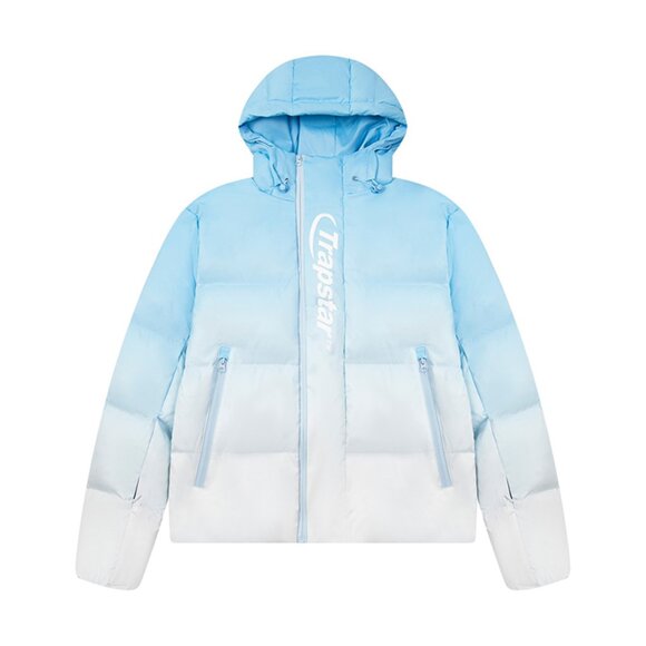 Trapstar Gradient Print Hooded Down Jacket - Picture 1 of 8